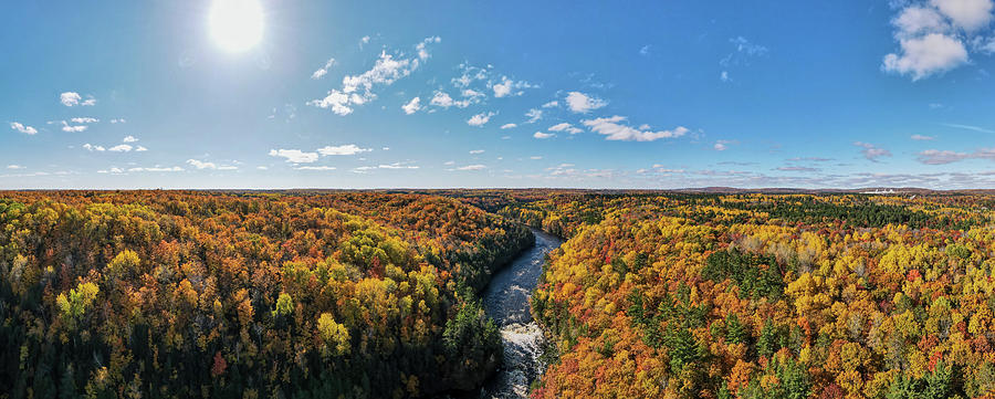 Menominee River PANO #3 Photograph by Brook Burling