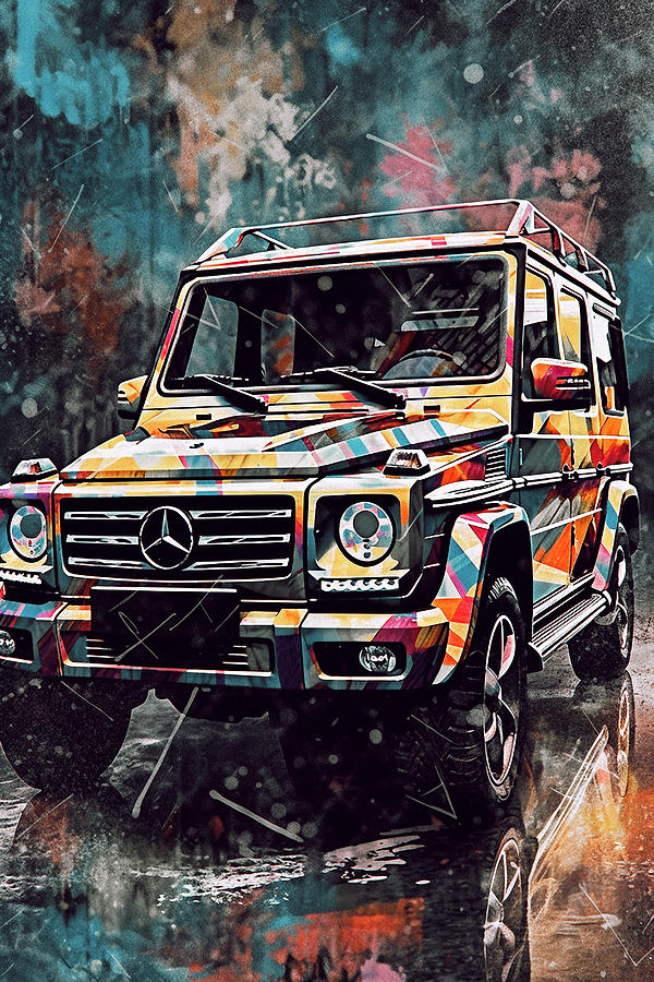 Mercedes-Benz G-Class - Prints Digital Art by SampadArt Gallery - Fine ...