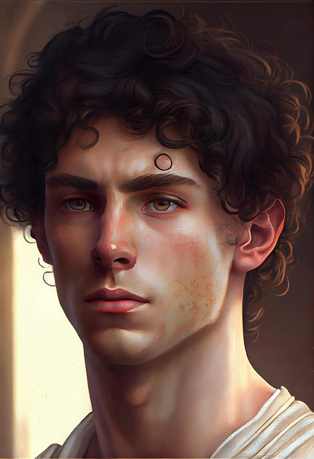 Mercurius an insanely hansome young roman man by Asar Studios Digital ...