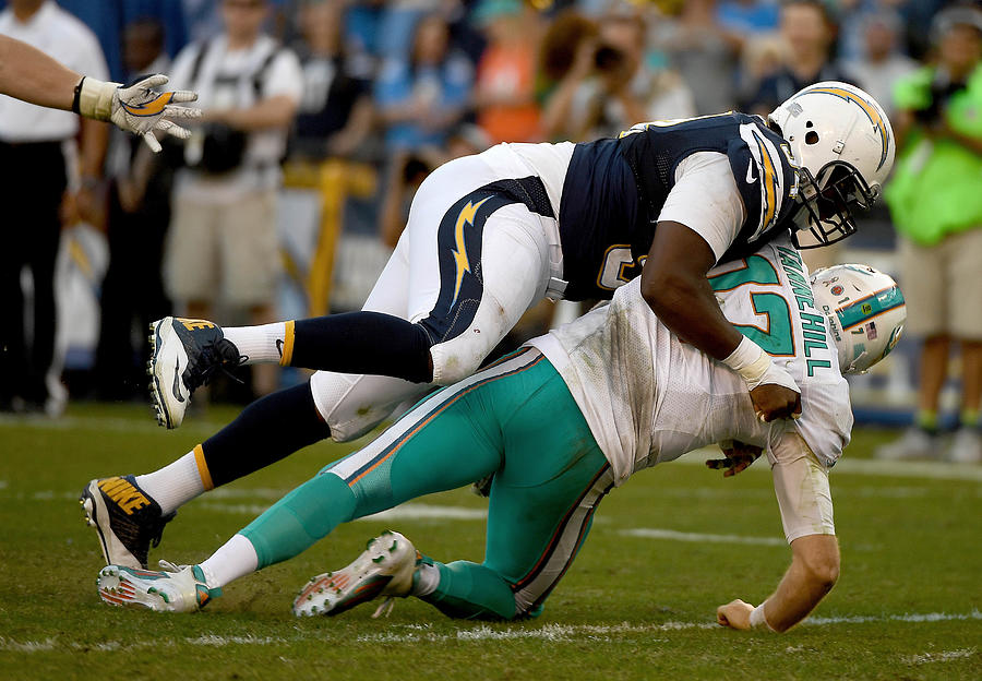 Miami Dolphins v San Diego Chargers #3 Photograph by Donald Miralle