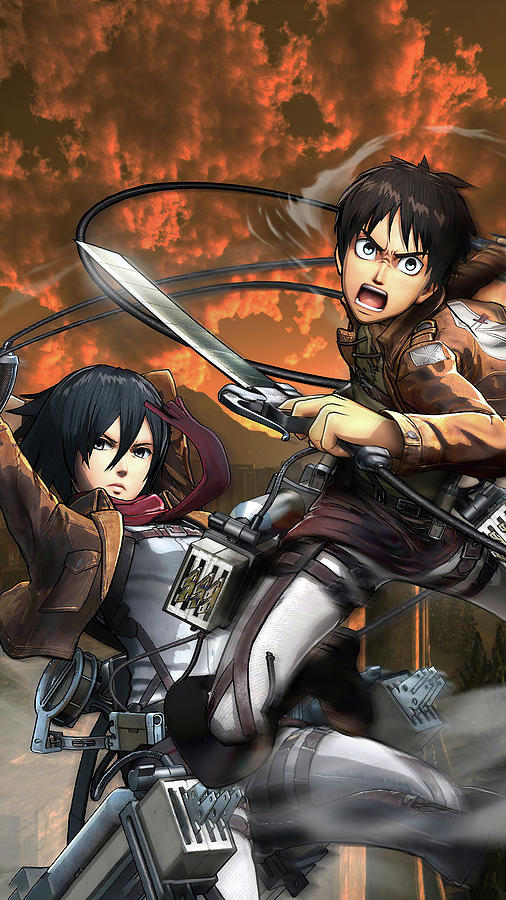 Mikasa and Levi Ackerman Digital Art by Nguyen Hai - Fine Art America