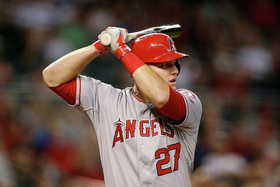 Mike Trout Photograph by Christian Petersen