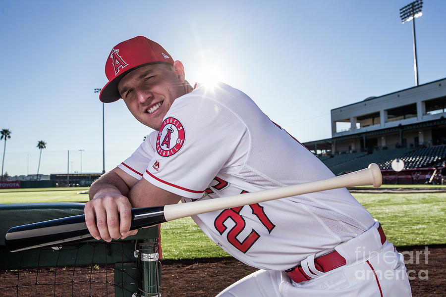 Mike Trout Photograph by Rob Tringali Mike Trout Photograph by Rob Tringali