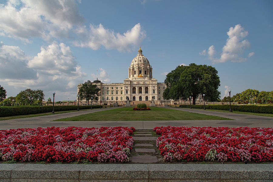 Minnesota state capitol building in St. Paul Minnesota #3 Photograph by Eldon McGraw
