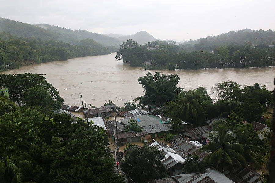 Monsoon Flood In Bandarban, Bangladesh #3 Photograph by Rehman Asad