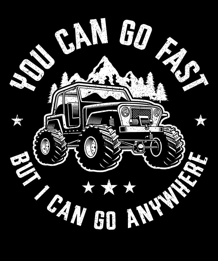 Car Digital Art - Monster Truck Off Road 4 x 4 SUV #3 by Toms Tee Store