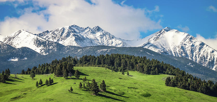 Spanish Peaks, Montana Photograph by Heidi Osgood-Metcalf - Fine Art ...