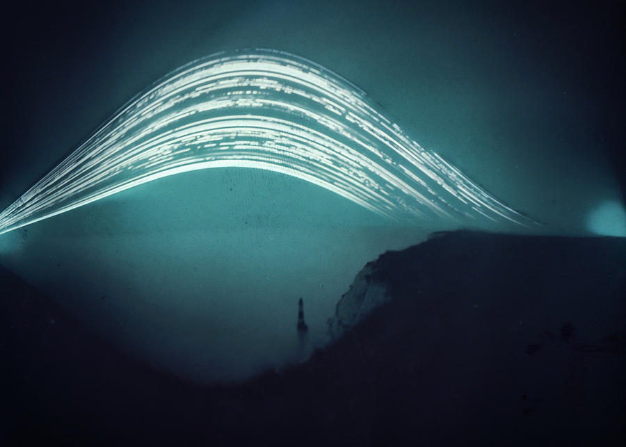 3 month exposure - Beachy head lighthouse. Photograph by Will Gudgeon