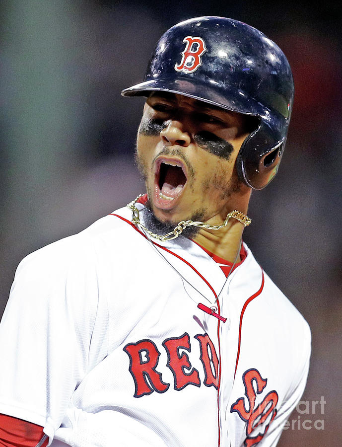 Mookie Betts Photograph by Maddie Meyer