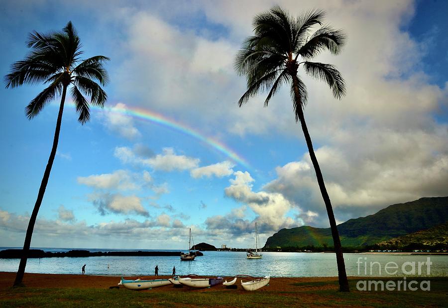 Boat Photograph - Morning Rainbow #3 by Craig Wood