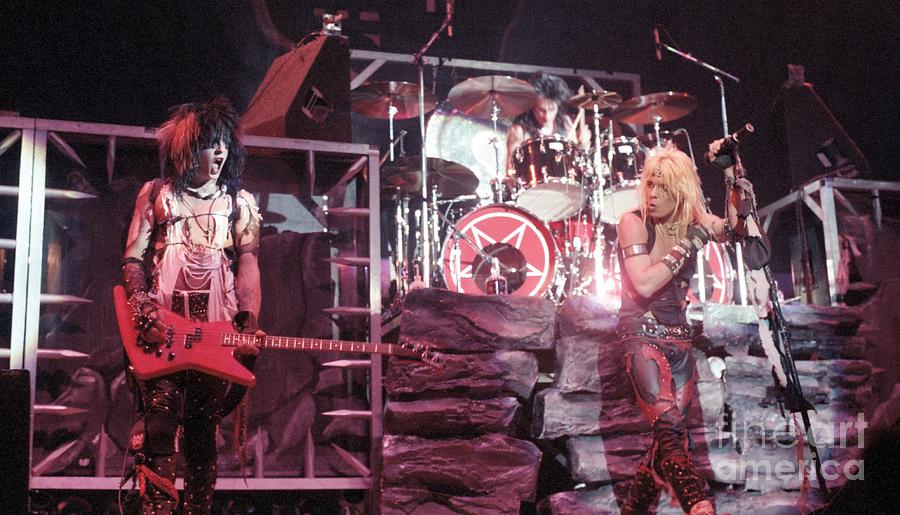 Motley Crue #3 Photograph by Bill OLeary