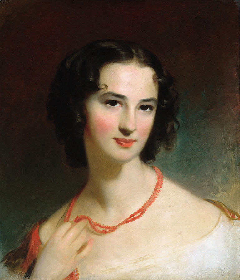 Mrs. James Montgomery, Jr. #4 Painting by Thomas Sully