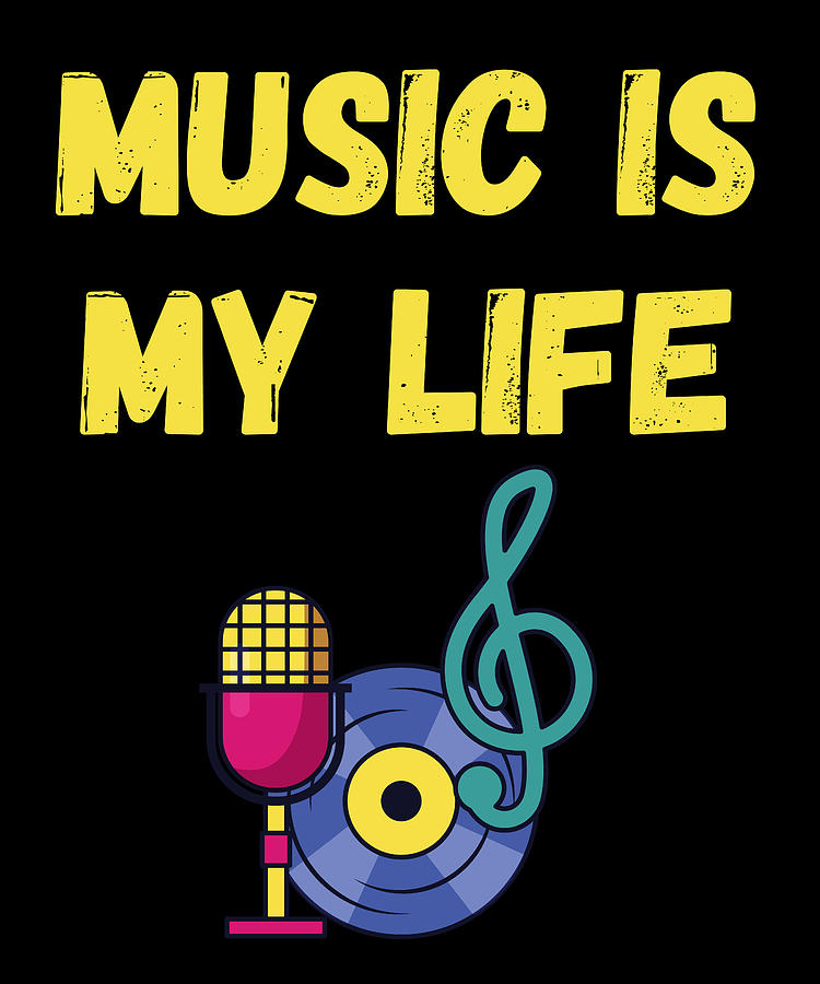 Music Is My Life Digital Art by Alberto Rodriguez - Fine Art America