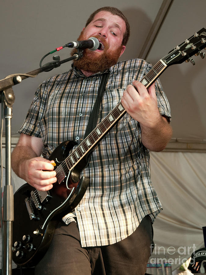 Nate Bergman with Lionize at Bonnaroo Music Festival Photograph by David Oppenheimer