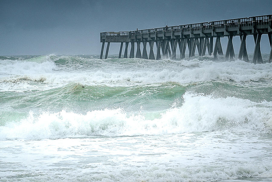 Navarre Beach Pier Photograph by Time and Tide Imagery