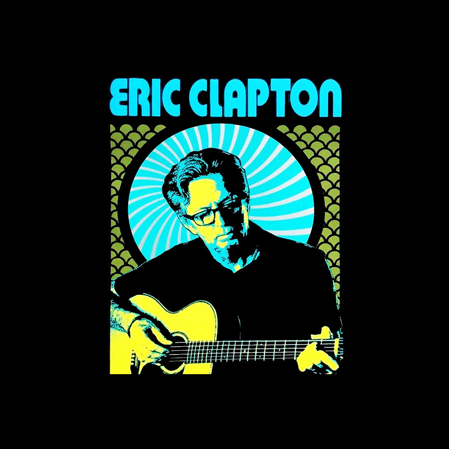 new best logo Eric Clapton guitarist singer, songwriter Digital Art by ...