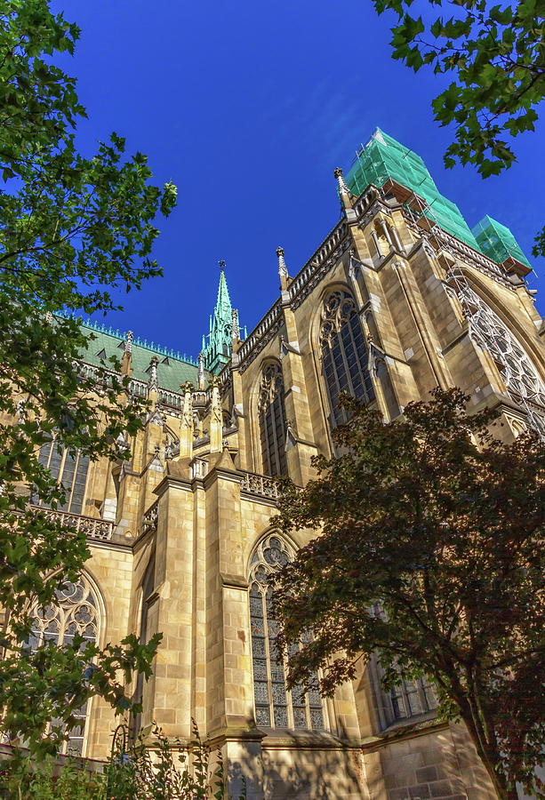New Cathedral of the Immaculate Conception, Neuer Dom, Linz, Aus #3 Photograph by Elenarts - Elena Duvernay photo