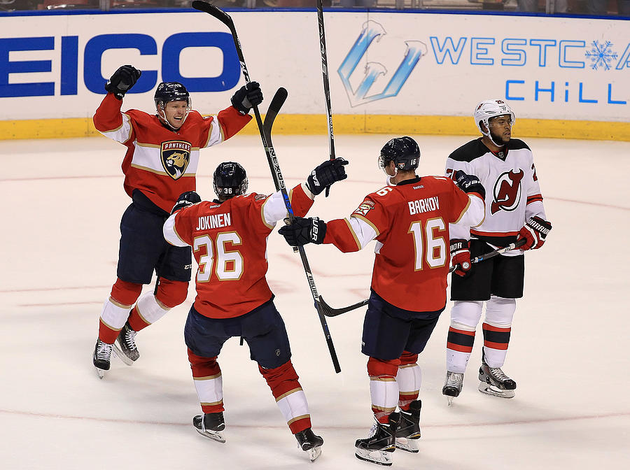 New Jersey Devils v Florida Panthers #3 Photograph by Mike Ehrmann