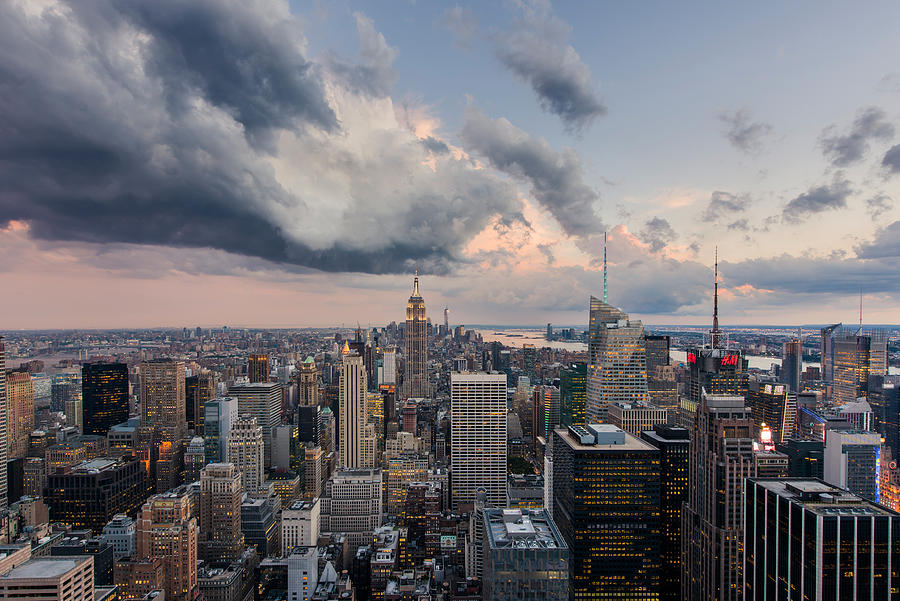 New York City Skyline #3 Photograph by Yubo
