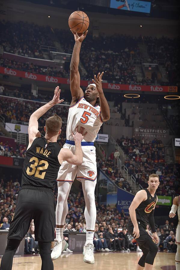 Cleveland Photograph - New York Knicks v Cleveland Cavaliers #3 by David Liam Kyle