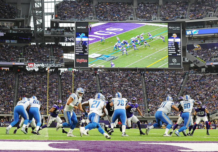 NFL: OCT 01 Lions at Vikings #3 Photograph by Icon Sportswire
