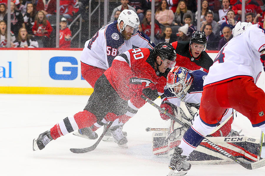 NHL: FEB 20 Blue Jackets at Devils #3 Photograph by Icon Sportswire
