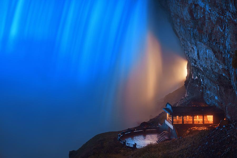 Niagara Falls at night #3 Photograph by Songquan Deng
