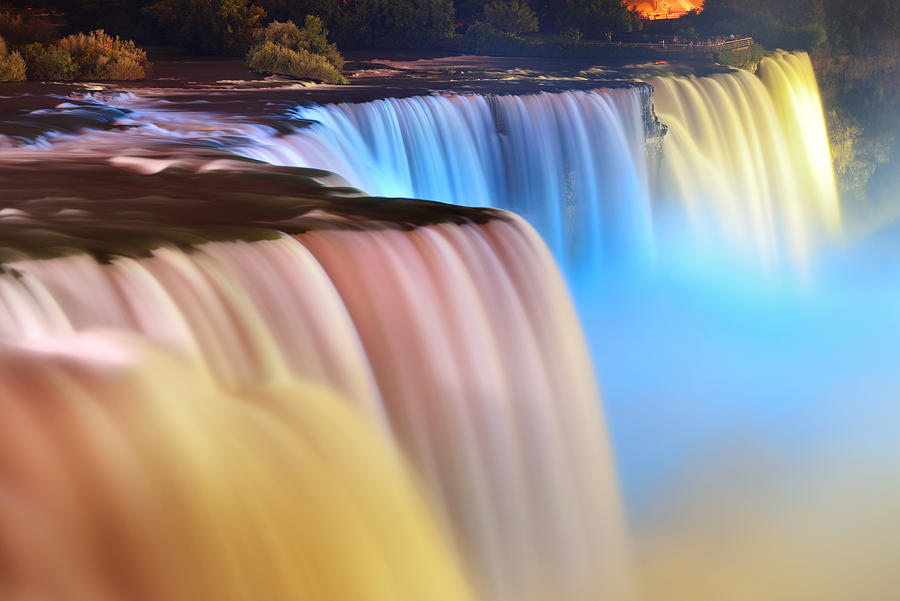 Niagara Falls in colors #3 Photograph by Songquan Deng