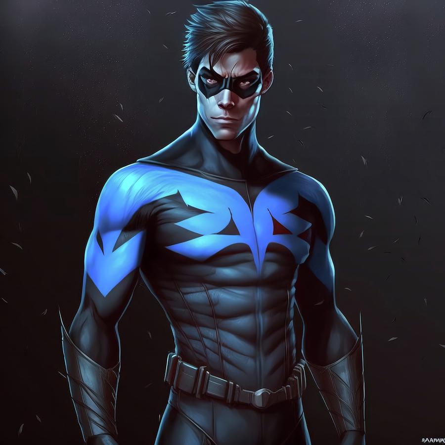 Nightwing Digital Art by Creationistlife - Fine Art America