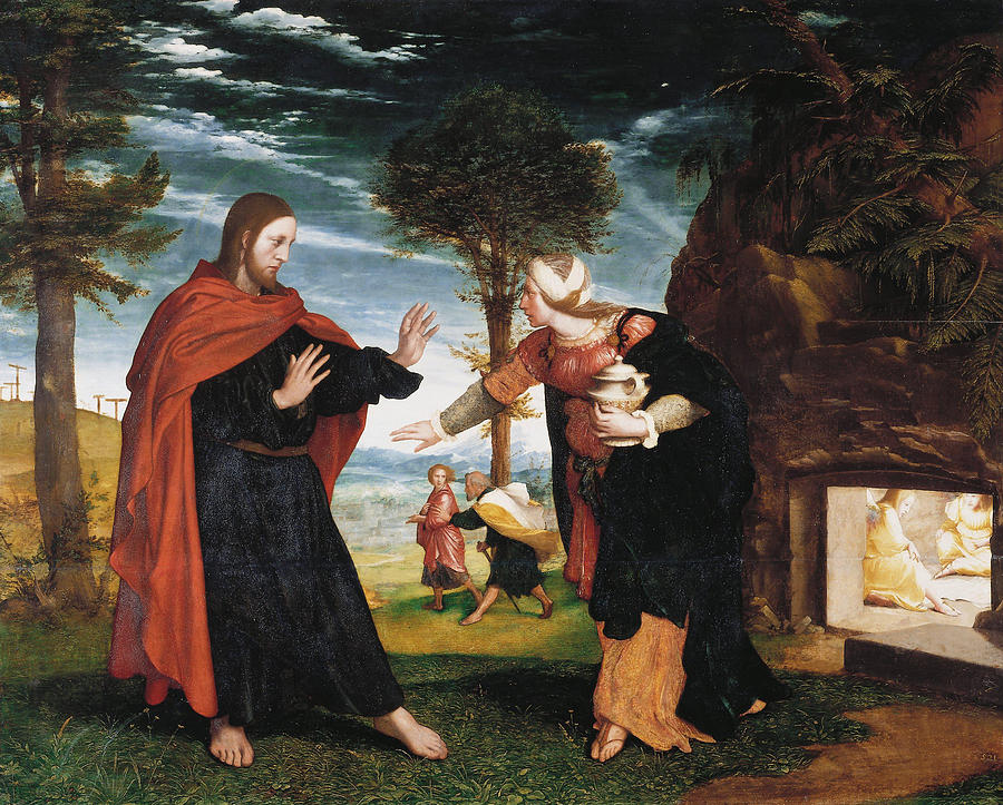 Hans Holbein The Younger Painting - Noli Me Tangere  #3 by Hans Holbein the Younger