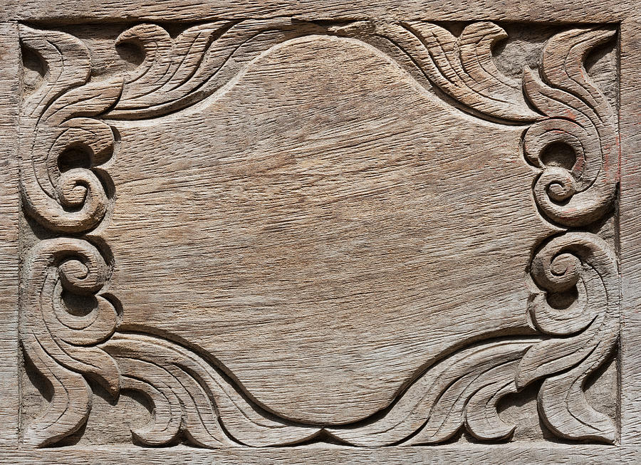 Old weathered wood board background. #3 Photograph by Enviromantic