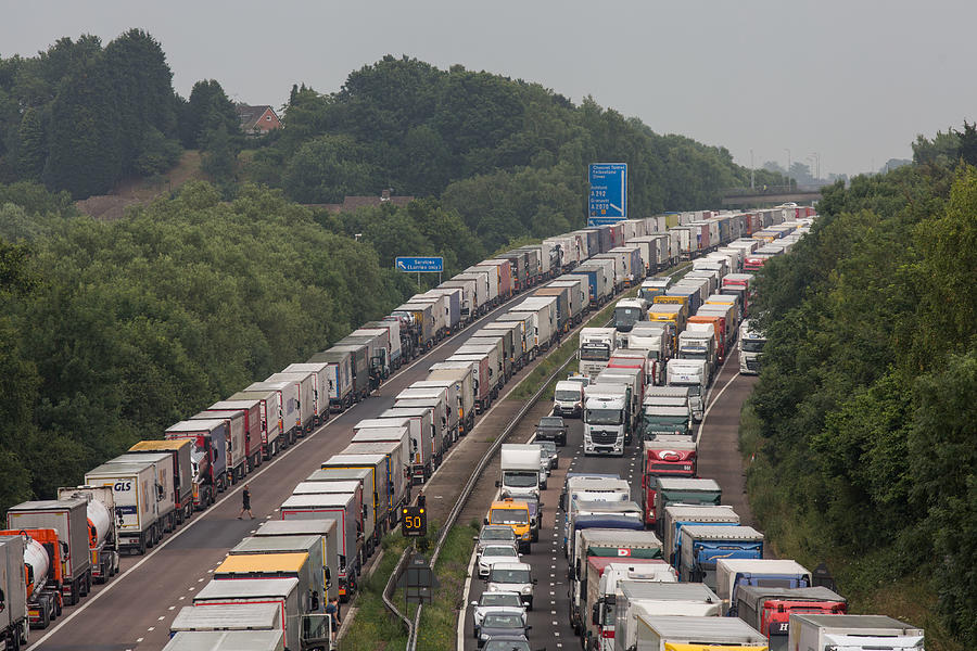 Operation Stack Extends To Phase Four In Response To Ongoing Calais Strikes Photograph by Rob Stothard