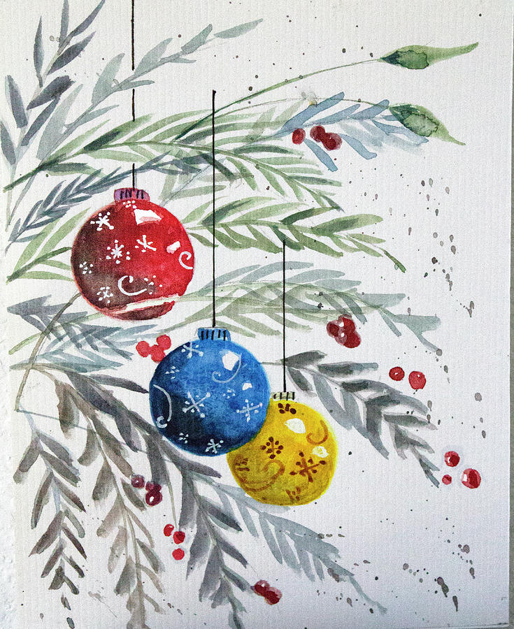 3 Ornaments Painting