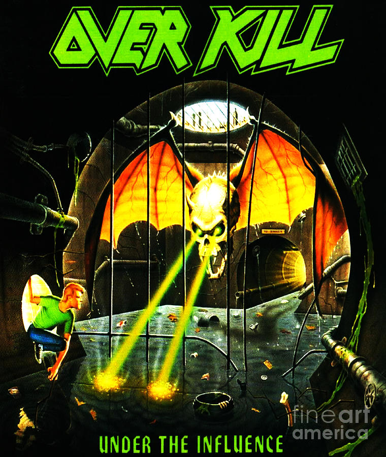 Overkill band group music metal Mixed Media by Bintang Storeart - Fine ...