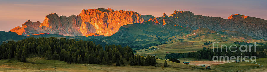 Panorama From Alpe Di Siusi Photograph