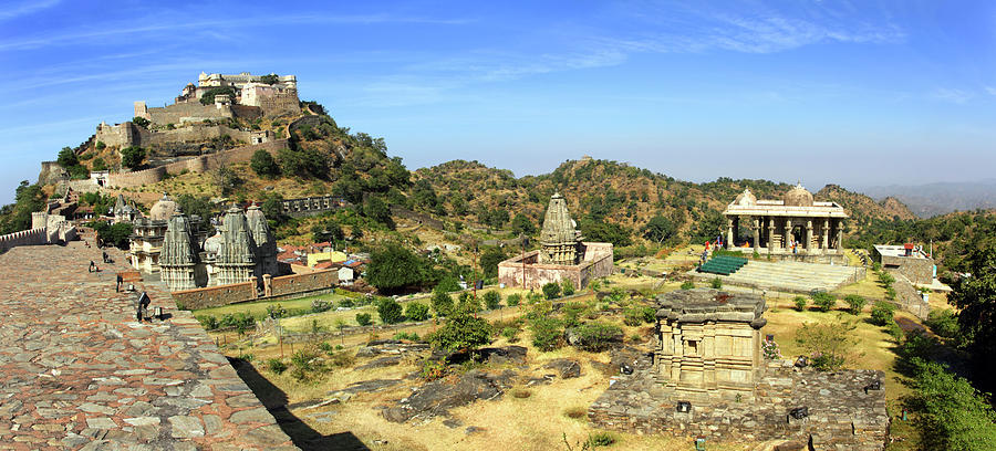 Panorama Of Kumbhalgarh Fort In India Photograph by Mikhail ...