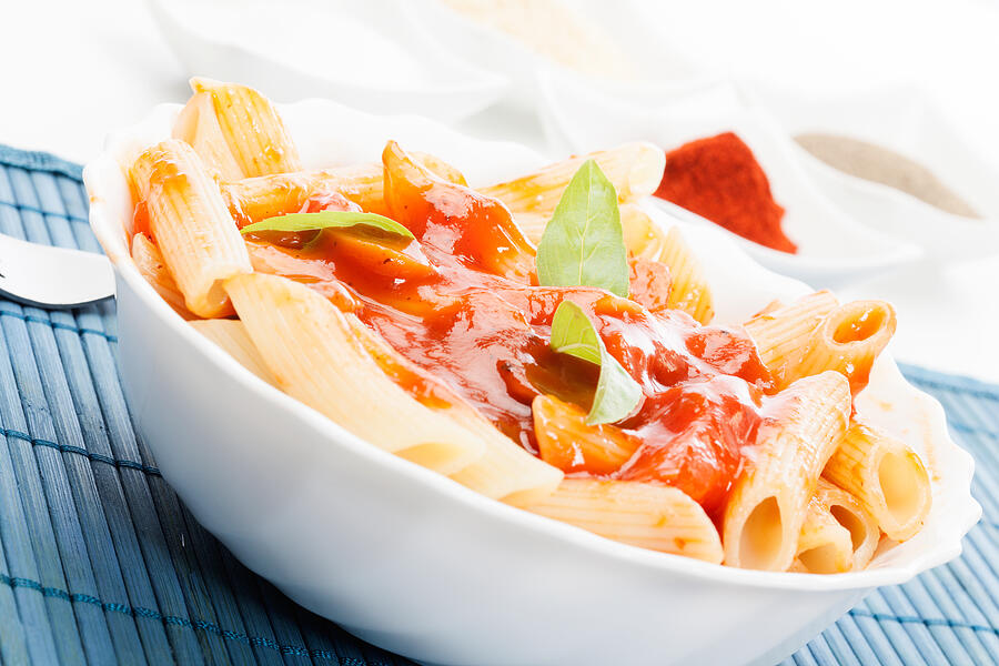 Pasta with tomato sauce #3 Photograph by Fotek