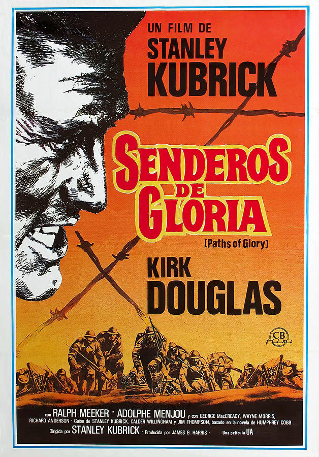 Paths of Glory, with Kirk Douglas, 1957 Mixed Media by Movie World Posters