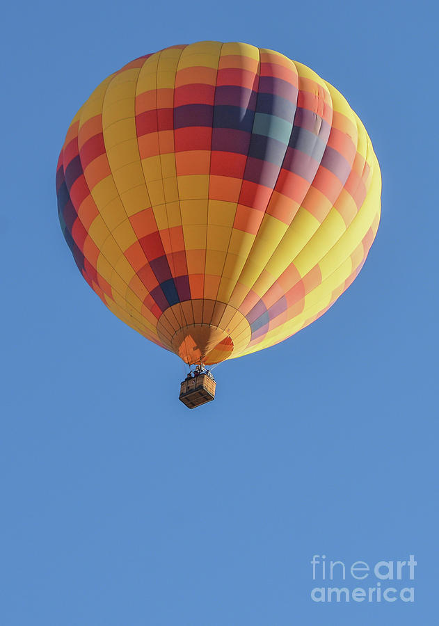 #3 Peaceful Flight Over Sunny Arizona On Brightly Colored Hot Air Balloon. Maricopa County, Arizona Photograph