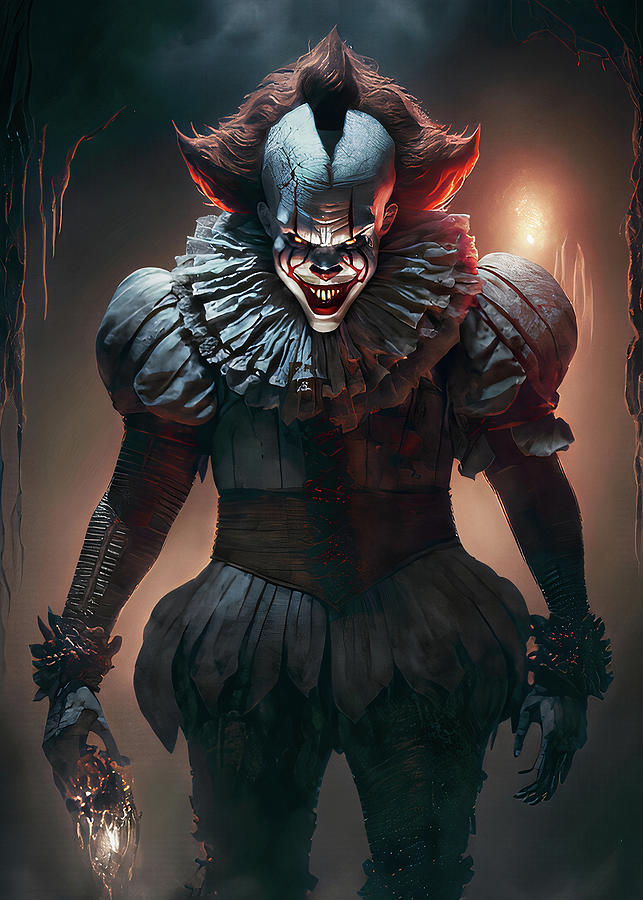 Pennywise Digital Art by Martina Ovsak - Fine Art America