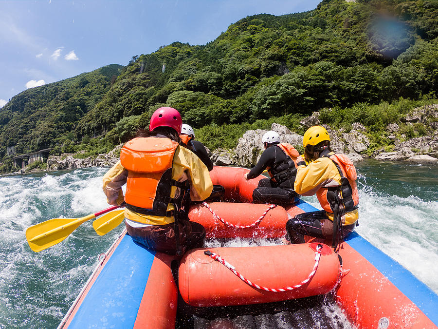 Personal point of view of a white water river rafting excursion #3 Photograph by Tdub303