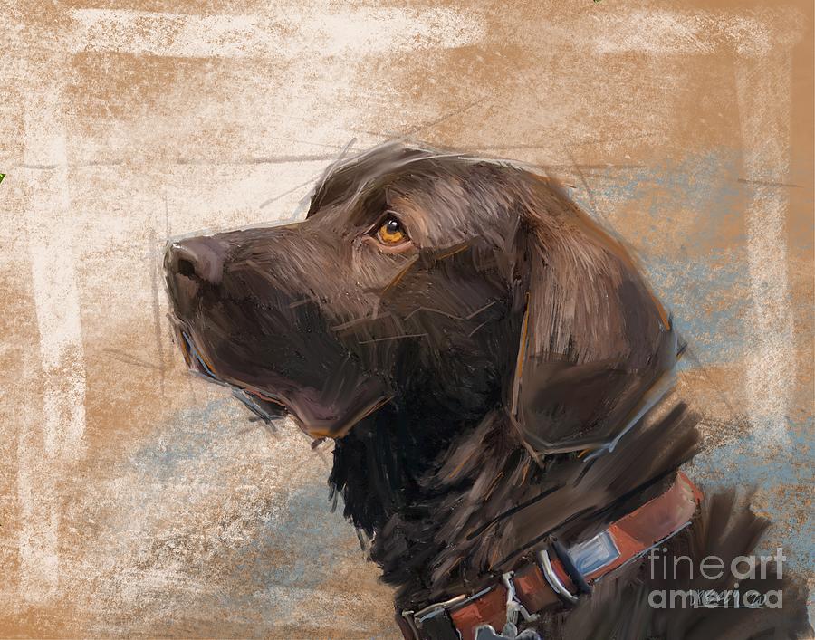 Pet Portrait #3 Painting by Lee Percy