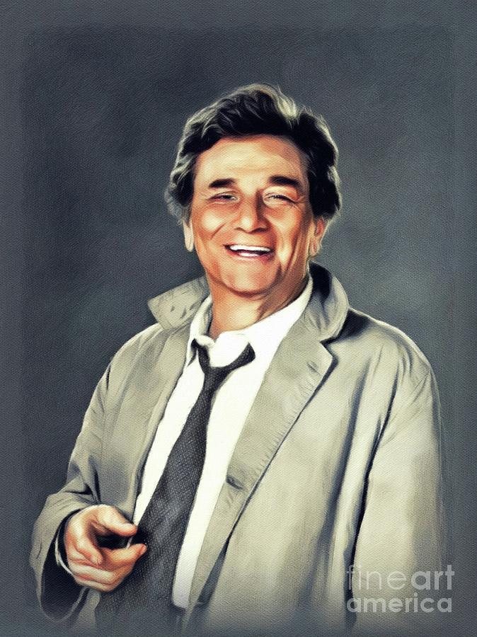 Peter Falk, Actor #3 Painting by Esoterica Art Agency - Fine Art America