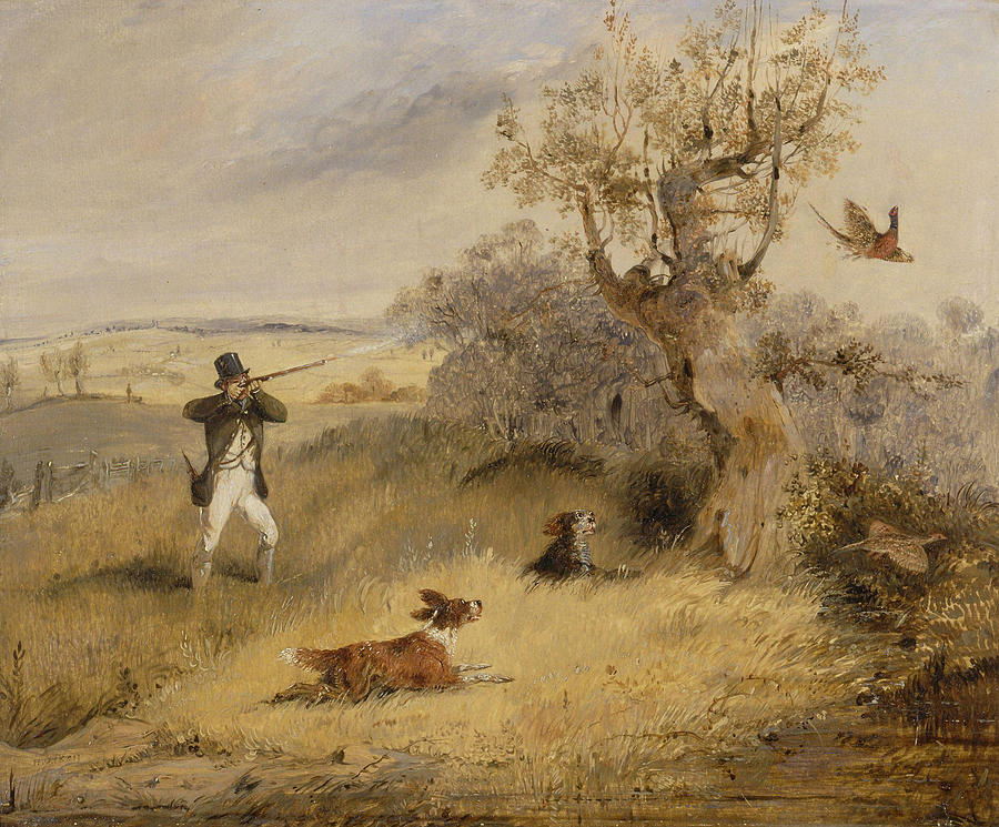 Henry Thomas Alken Painting - Pheasant Shooting  #3 by Henry Thomas Alken