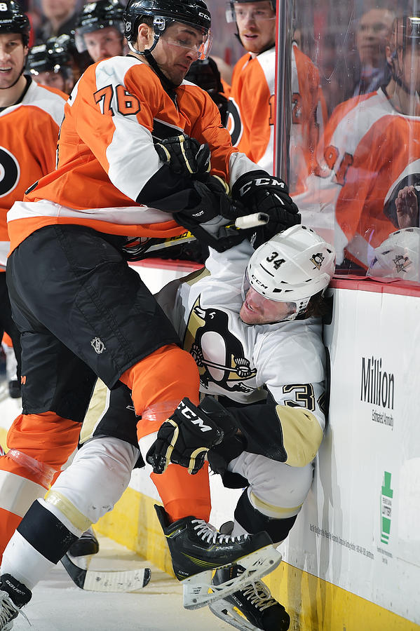 Pittsburgh Penguins v Philadelphia Flyers #3 Photograph by Drew Hallowell