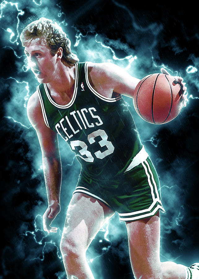 Art Larry Joe Bird Larryjoebird Larry Joe Bird Larry Bird Indianapacers  Indiana Pacers Boston Celtic by Wrenn Huber