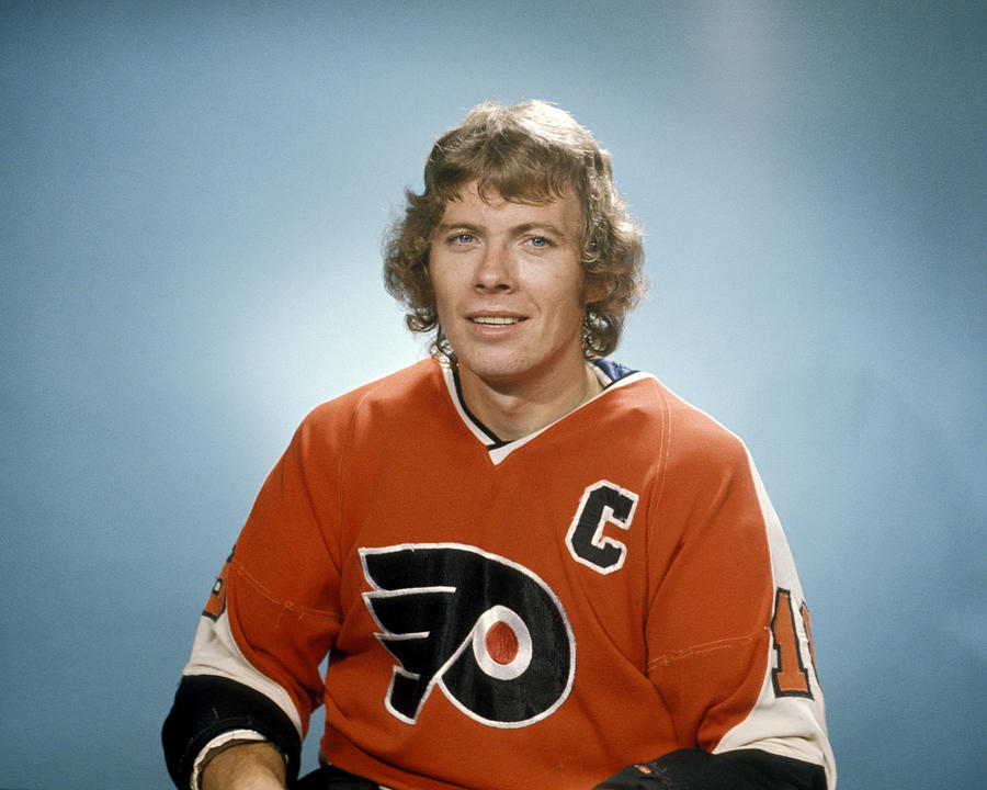 Player Bobby Clarke of the Philadelphia Flyers... #3 Photograph by B Bennett