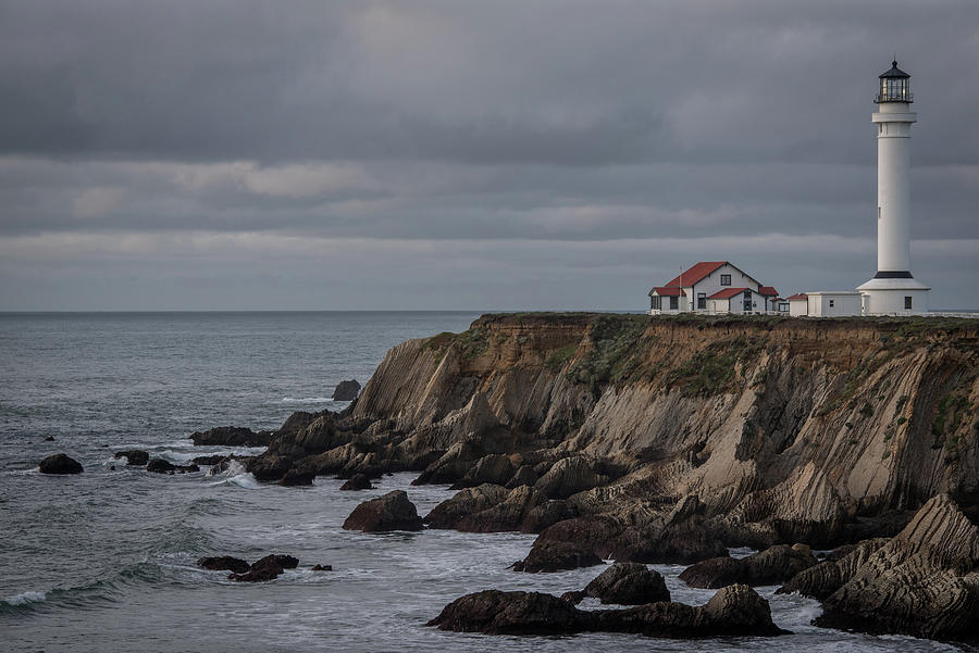 Point Arena Lighthouse California #3 Photograph by Mike Fusaro