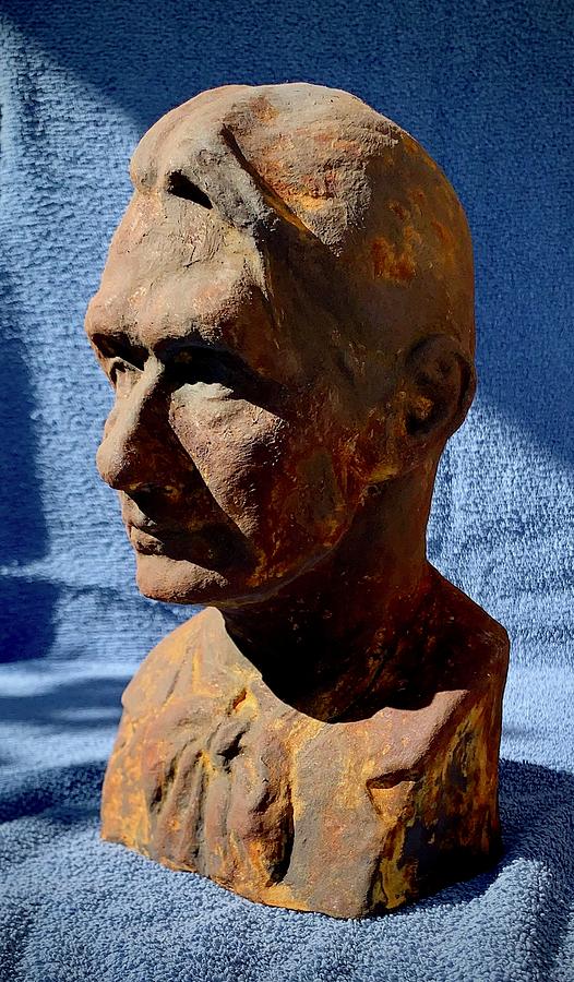 Portrait Bust Of Rudolf Steiner #3 Sculpture by David Dozier