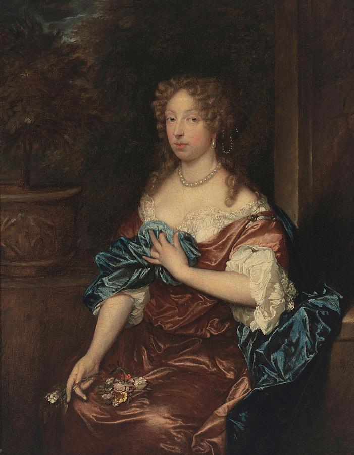 Portrait of a Lady Painting by Caspar Netscher - Pixels